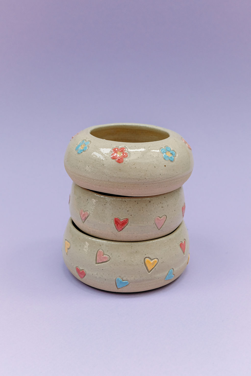 poteries décorées à l'engobe